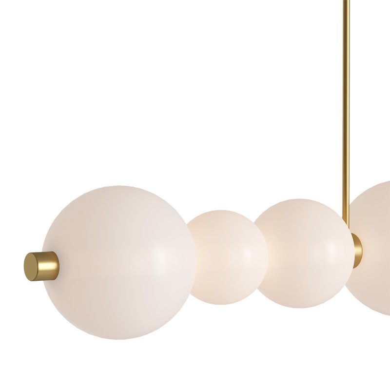 Céleste Satin H Chandelier by HOLLY HUNT - Image 3