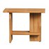 Tee Side Table, Rectangular, Matt Lacquered Oak - Thumbnail 4