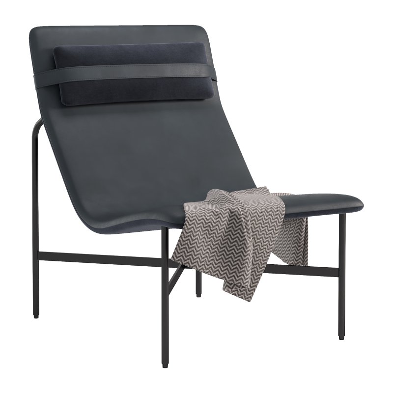 Deep Thoughts Leather Lounge Chair - Image 2