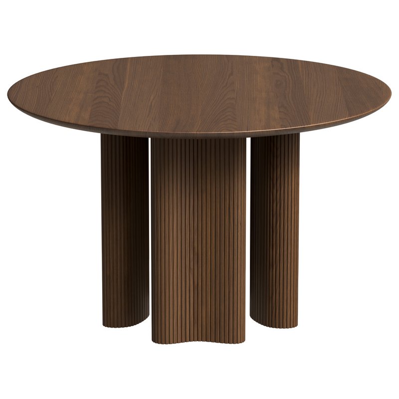 Round mahogany table - Image 1