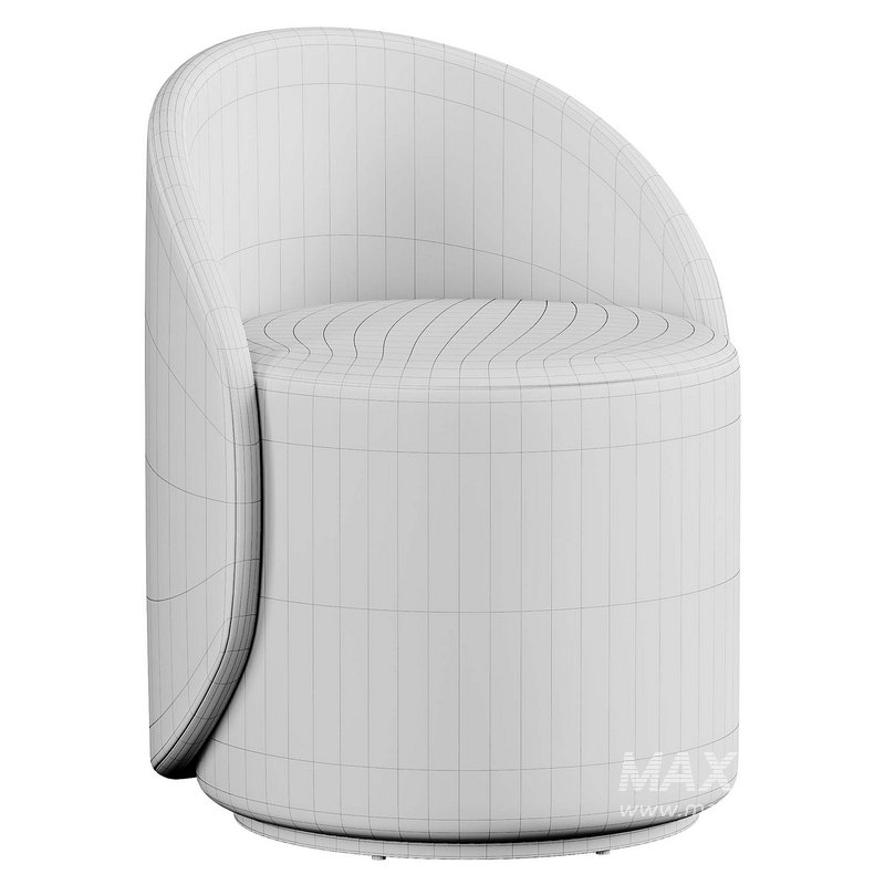 Nordic vanity stool by Charmydecor - Image 2