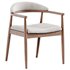 Modrest Cohen Walnut Dining Chair - Thumbnail 1