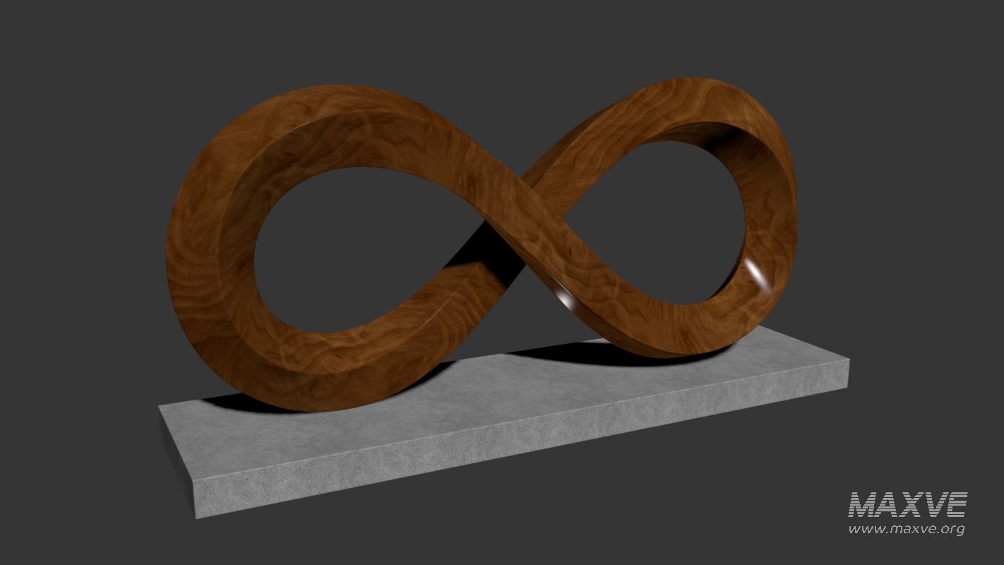 Abstract sculpture Infinity Mobius - Image 6