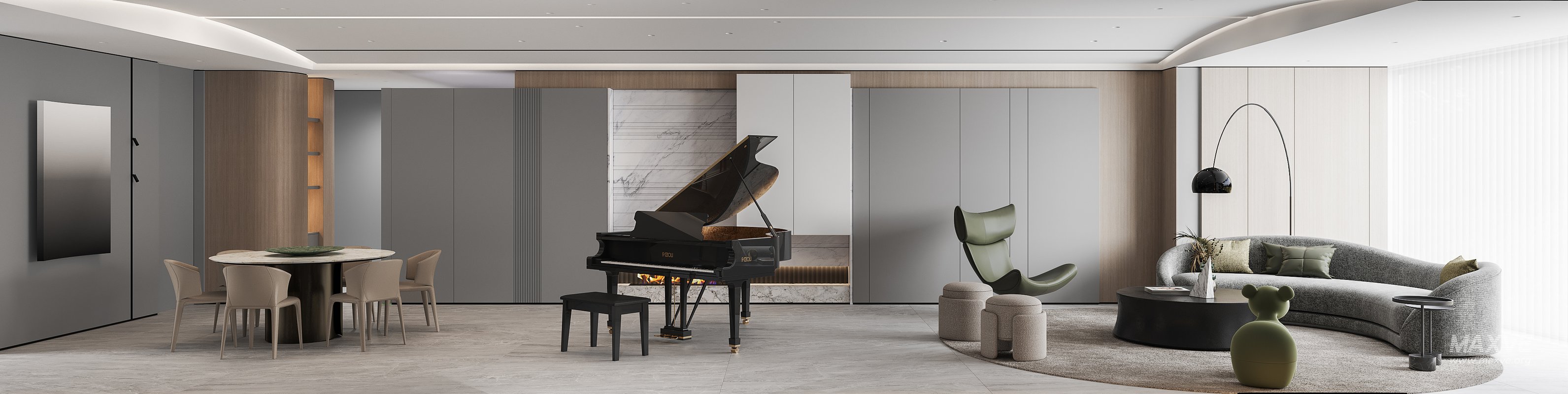 Living Room Dining Room Kitchen - Image 12