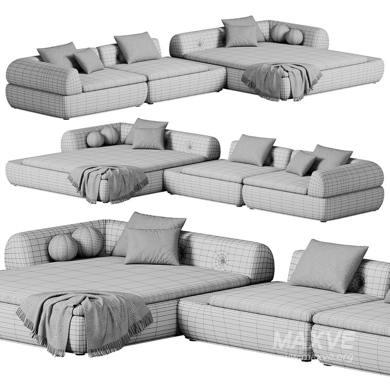 Supermoon Sofa By Minotti - Image 2