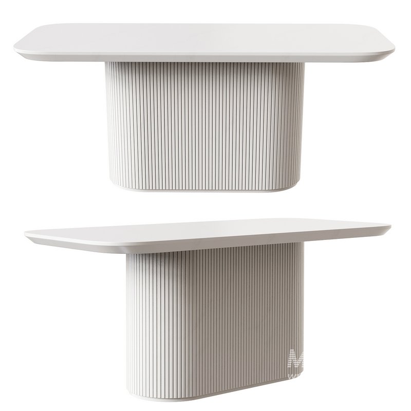 Oval Dining Table Dining Room Table for Kitchen, Bar, Living Room - Image 2