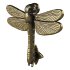 Antique Brass Dragonfly Design Front Door Knocker Vintage Style - Thumbnail 8