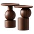 Solid walnut end table, Stigido - Thumbnail 4