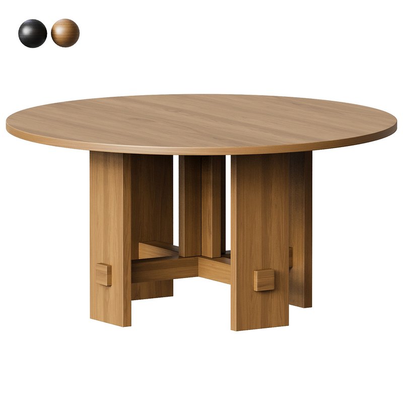 Campos Round Dining Table - Image 5