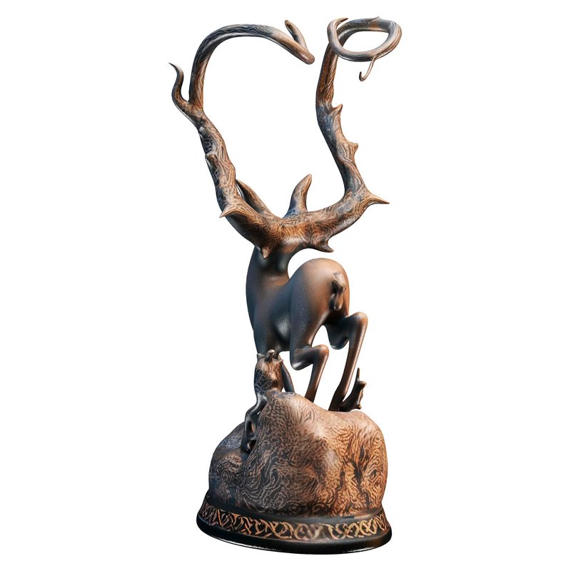 Deer Statue - Image 1