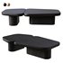 Pangea Contemporary Monolithic Coffee Table in Wood - Thumbnail 3