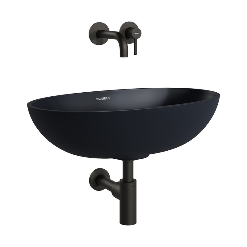 SHELL Countertop Basin and Y Basin Mixer by OMNIRES - Image 4