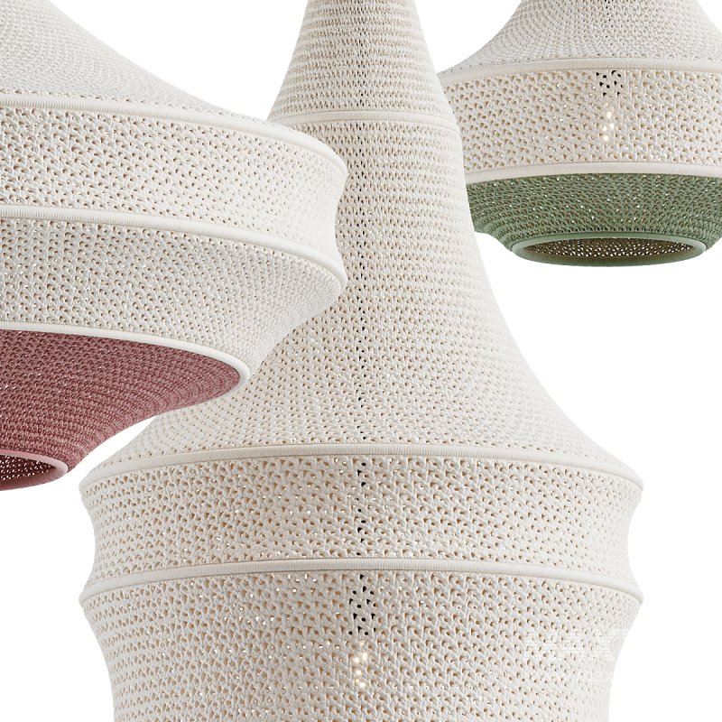 Crochet Pendant Lamp by Hamimi Design - Image 8