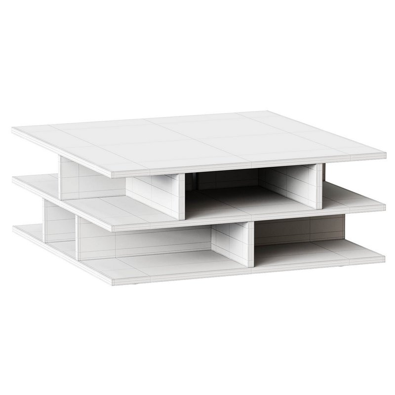 Mille-Feuille Coffee Table Black - Image 4