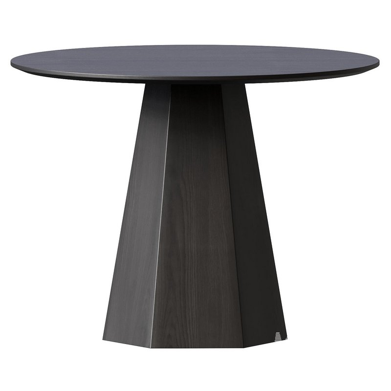 Round Black Dining Table - Image 2