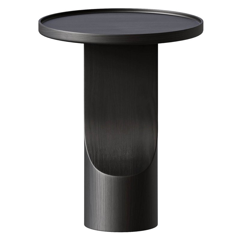 Solid walnut end table, Stigido - Image 2