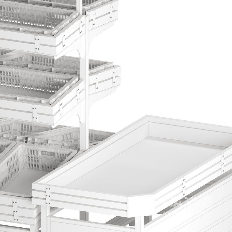 Shelves for Vegetables And Fruits Set 01 by Highbright Retail Solutions - Image 4