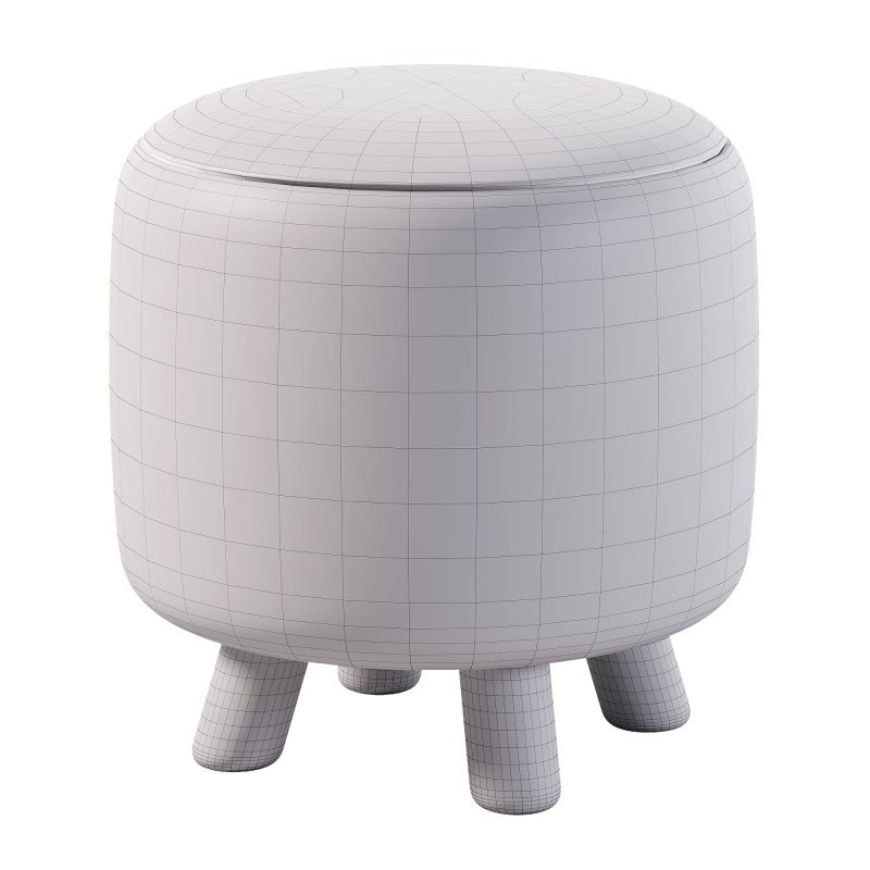 Pouf Boucle Faux Fur - Image 6