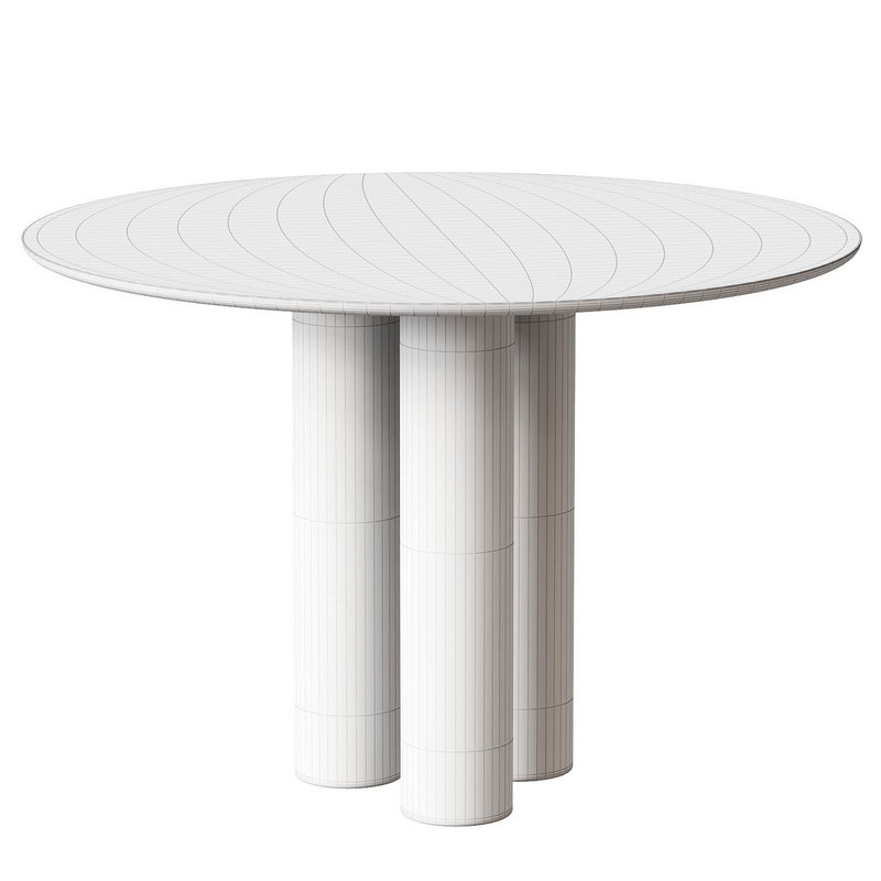Gunnar Round Wood Dining Table - Image 2