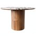 Tamara Marble Ceramic Round Dinette Table - Thumbnail 2