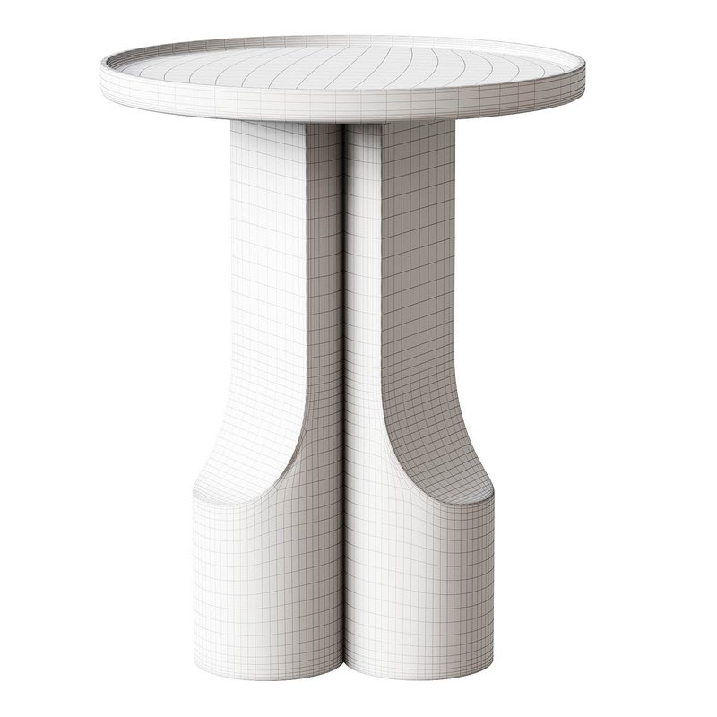 Solid walnut end table - Image 5