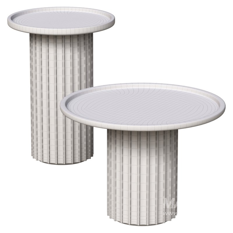 Round Ash Coffee Table - Image 2