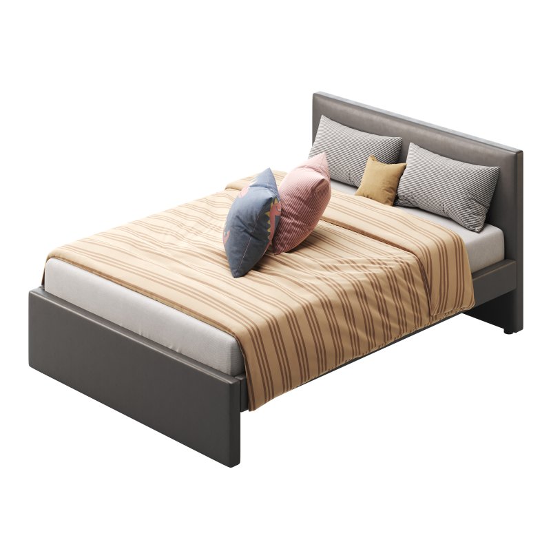 Upholstered bed frame - Image 6