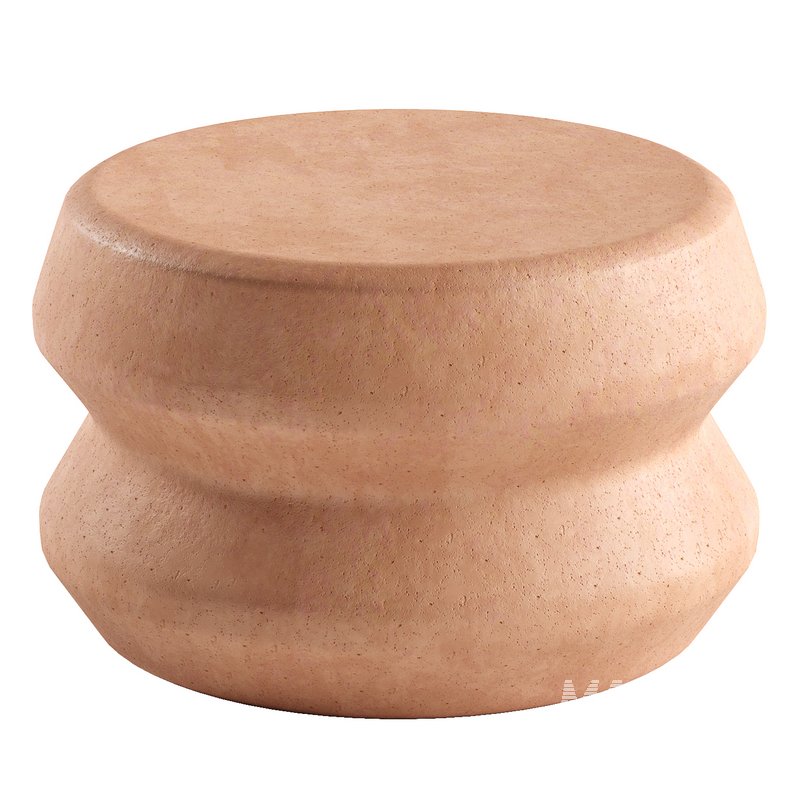 Alderwood Stone Outdoor Side Table - Image 3