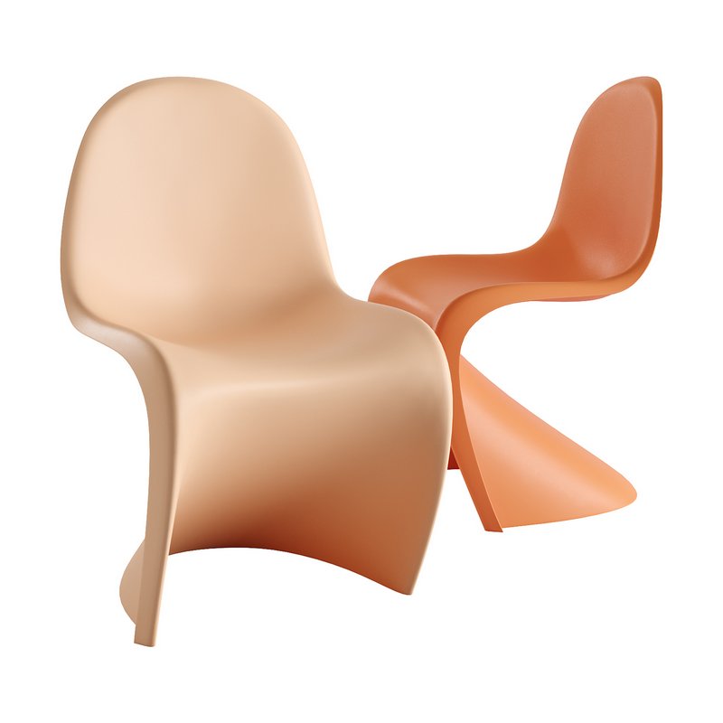 Panton Chair color Peach Fuzz by Vitra - Image 1