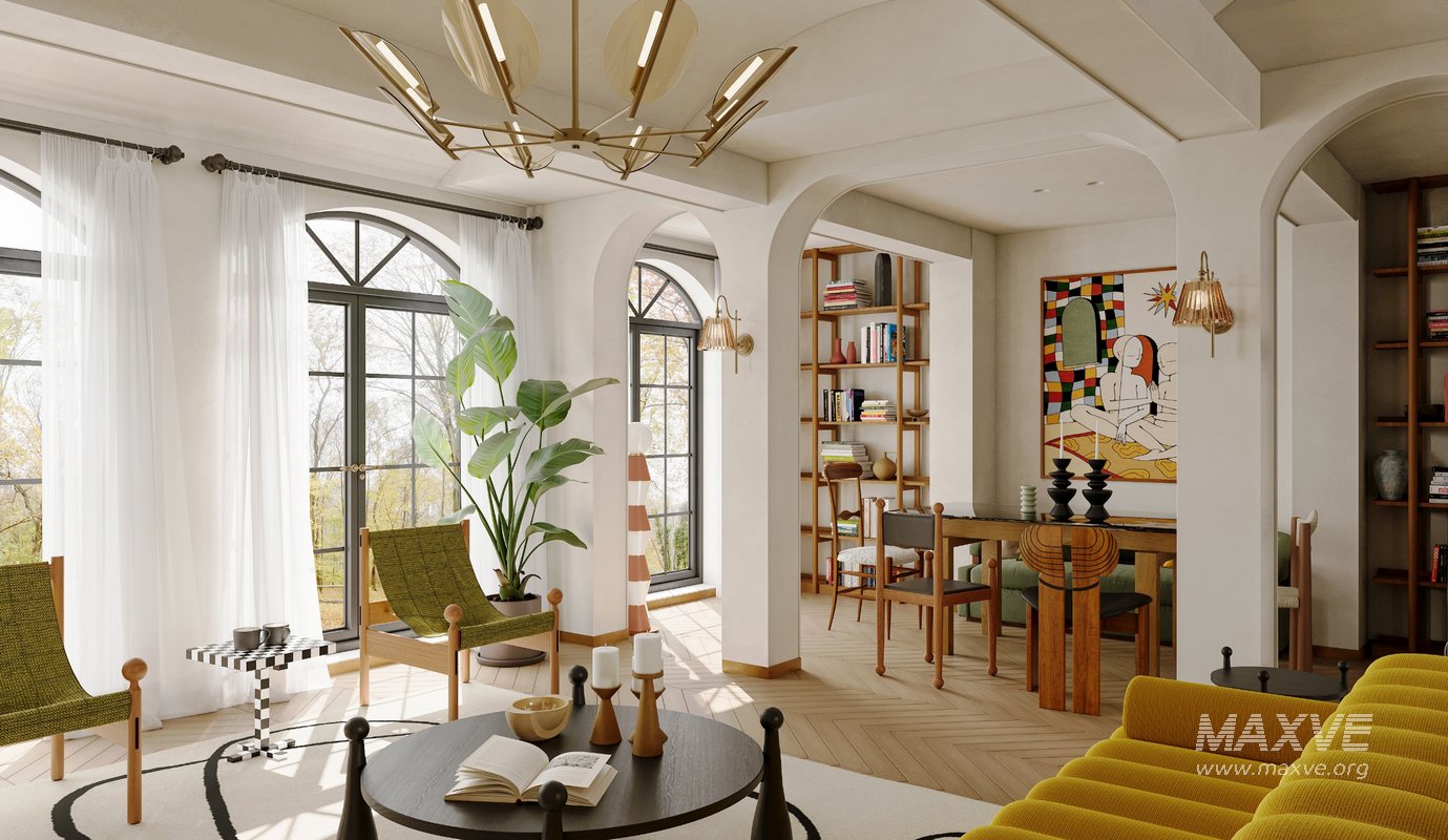 Living Room Dining Room Kitchen - Image 5