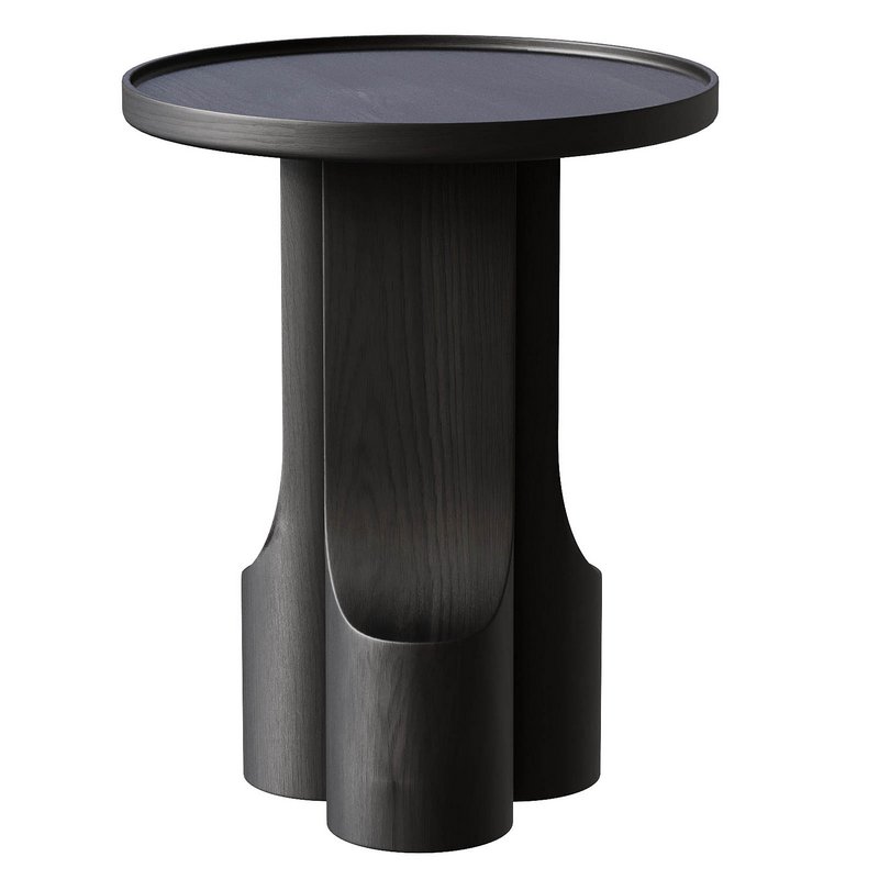 Solid walnut end table - Image 1