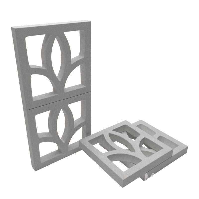 Breeze Block Wall Concrete - Image 1