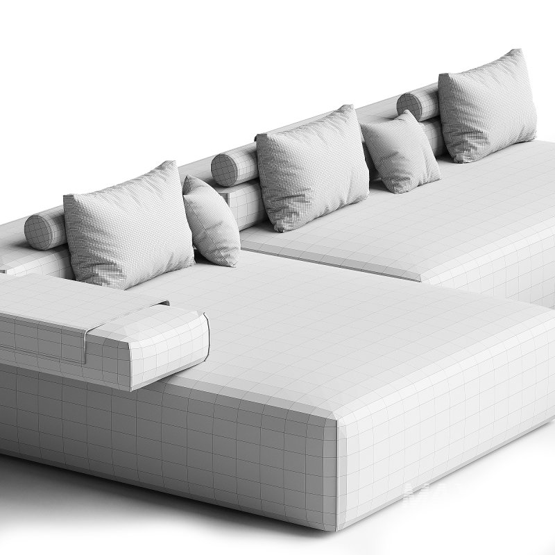 CINDER BLOCK modular sofa 1-2 - Image 2