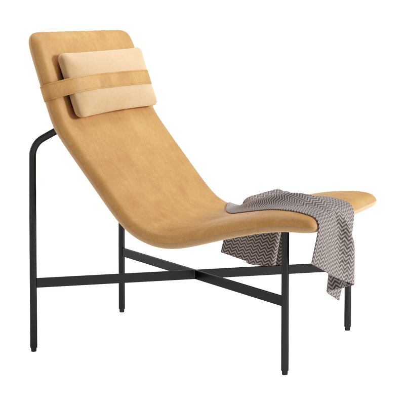 Deep Thoughts Leather Lounge Chair - Image 5