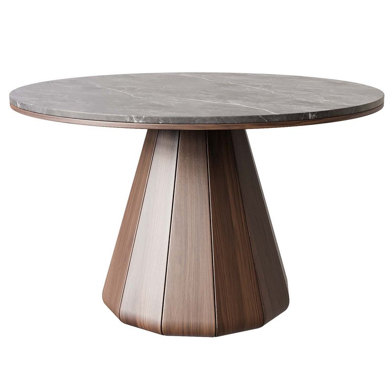 Nordic style modern simple round dining table sets - Image 2