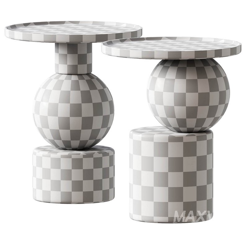 Solid walnut end table, Stigido - Image 1