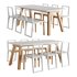 STANDARD Table and SKIN Chair Dining Set by Branca Lisboa - Thumbnail 1