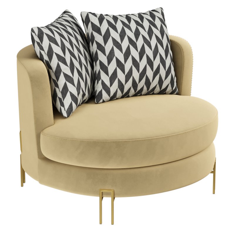 Golden Viena armchair - Image 1