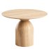 Sigrid Round Wood Dining Table - Thumbnail 3