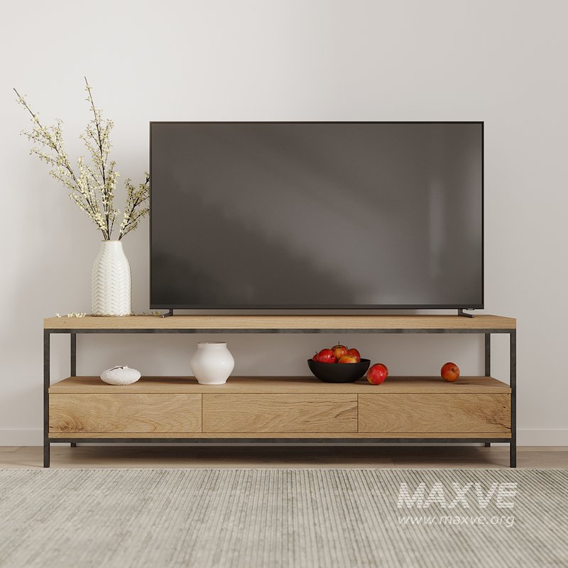 TV Stand 3 Drawers by mLOFT - Image 3