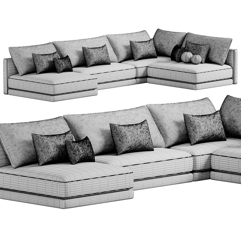 Katarina Corner Couch Sofa By Blanche - Image 2