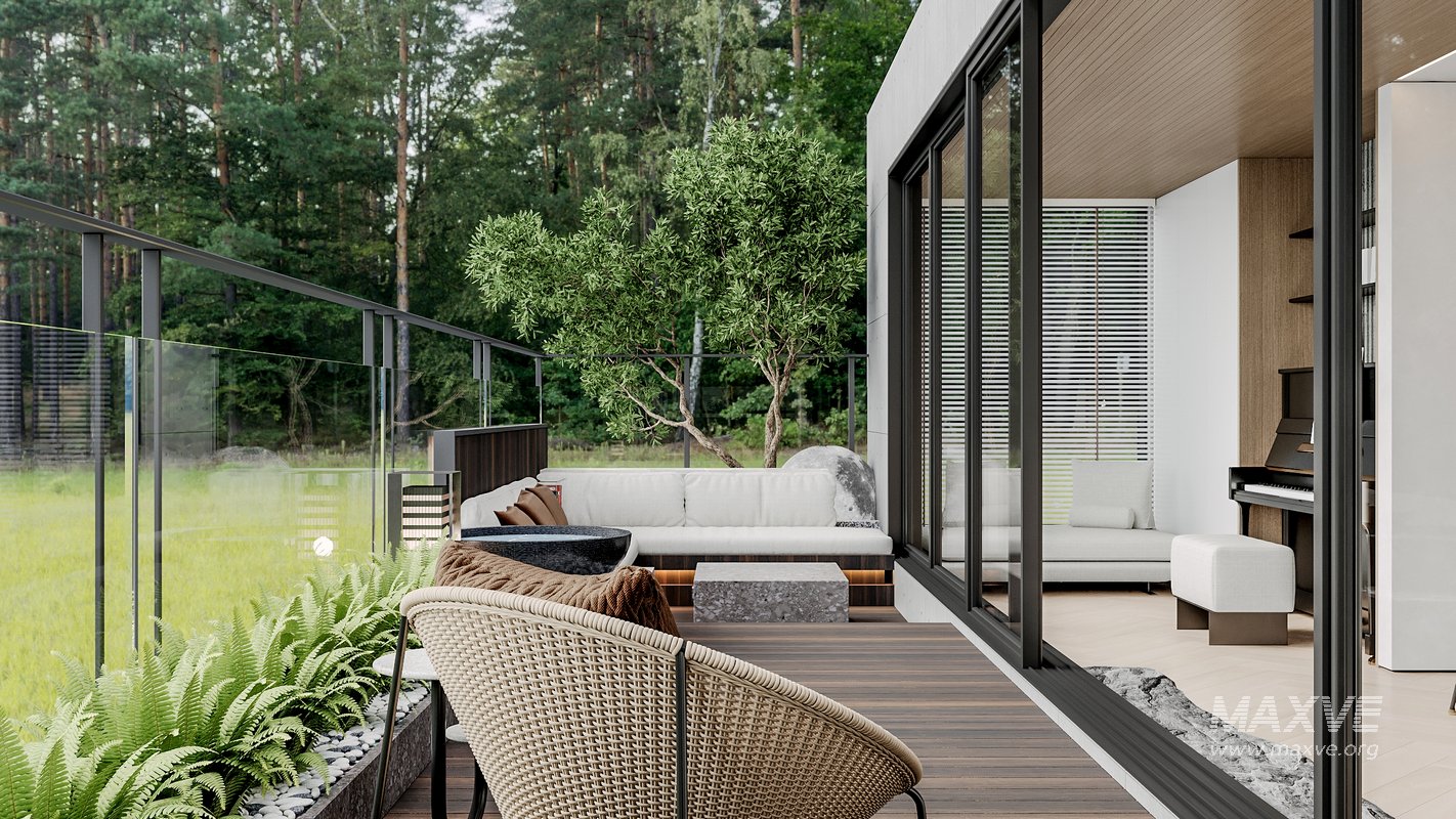 Dining Room Kitchen Courtyard - Image 3