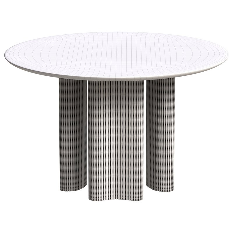 Round mahogany table - Image 2