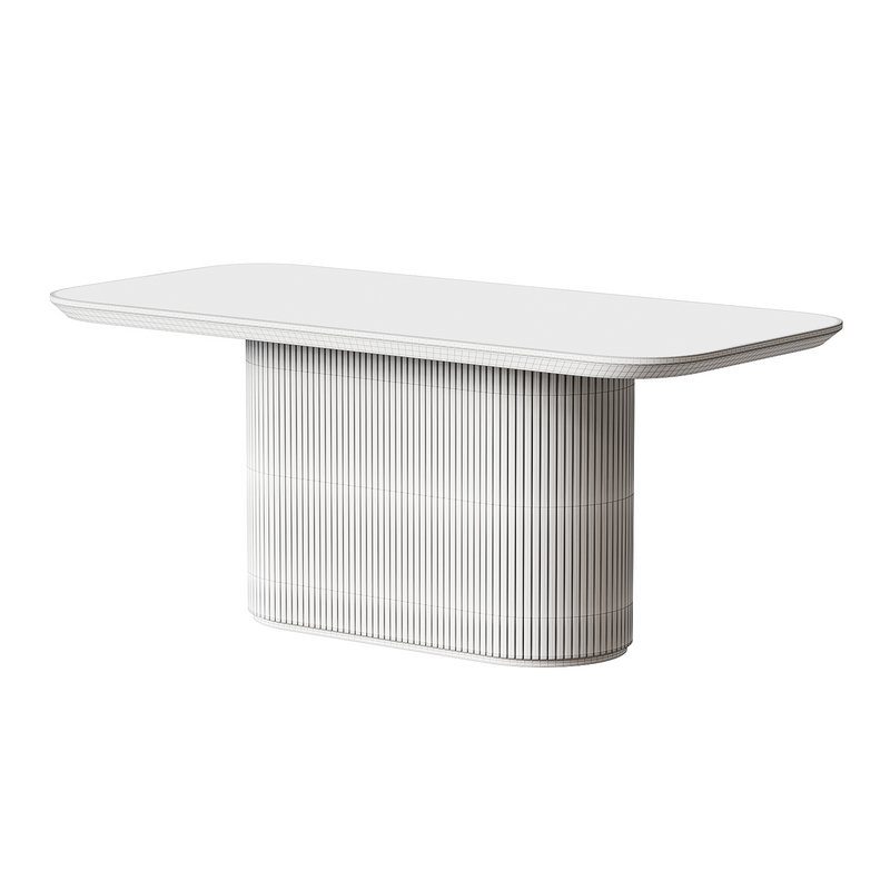 Oval Dining Table Dining Room Table for Kitchen, Bar, Living Room - Image 4