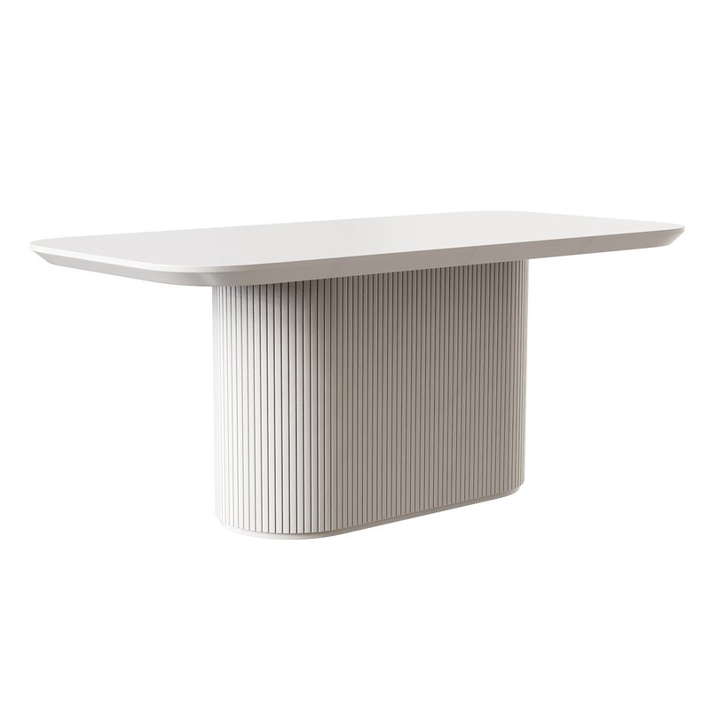 Oval Dining Table Dining Room Table for Kitchen, Bar, Living Room - Image 1