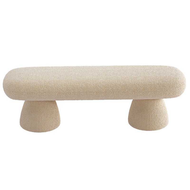 Upholstered Modern Bedroom Bench - Image 3