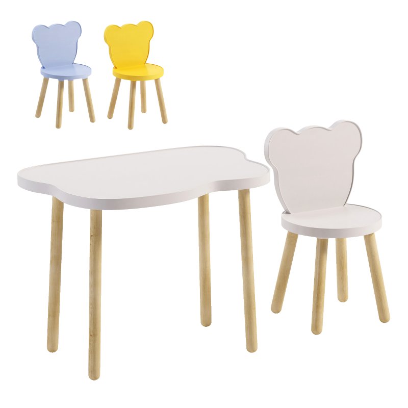 Table and chair childrens set - Image 1