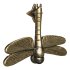 Antique Brass Dragonfly Design Front Door Knocker Vintage Style - Thumbnail 7
