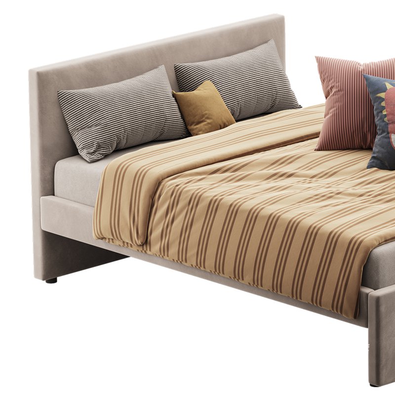 Upholstered bed frame - Image 12