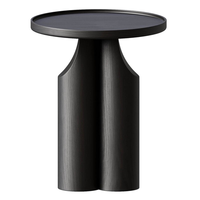 Solid walnut end table - Image 2